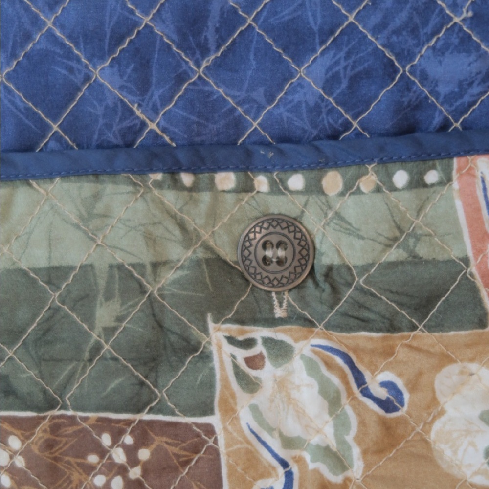 Alfred Dunner Multicolor Patchwork Utility Jacket… - image 2